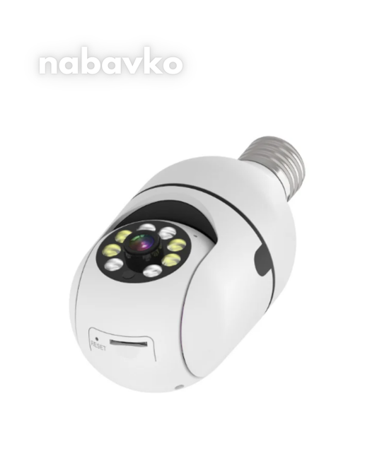 IP WIFI KAMERA E27 PAN/TILT WIFI CAMERA
