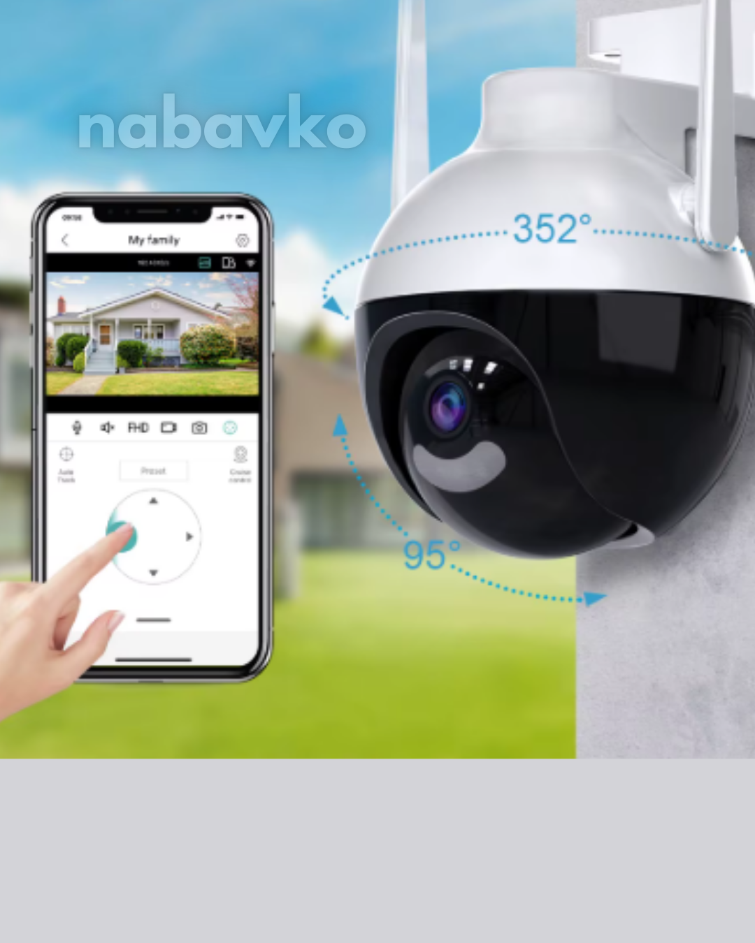 Rotirajuća Wi‑Fi Smart Kamera – A18 ICSEE