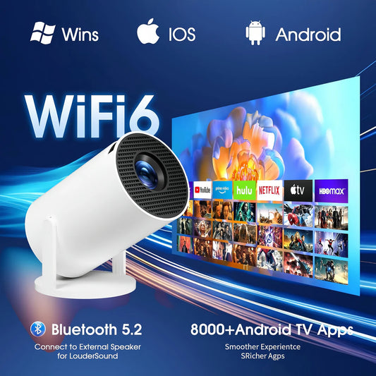 PocketBeam Smart 180° – Prenosivi Android Projektor sa WiFi 6, HDMI i Bluetooth 5.2