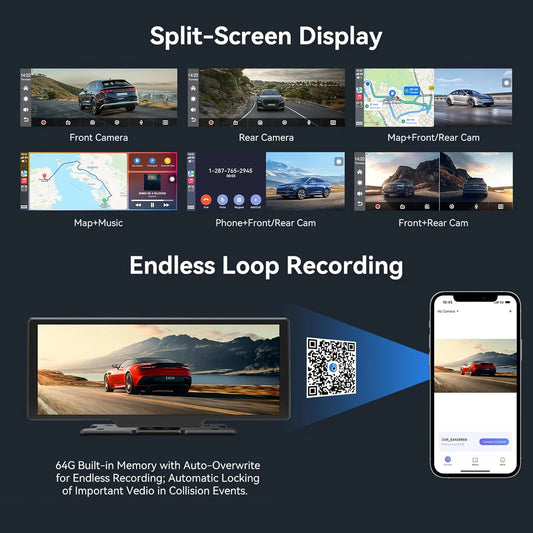 CarPlay Smart Screen Pro – 10.26" displej sa 4K prednjom i zadnjom kamerom