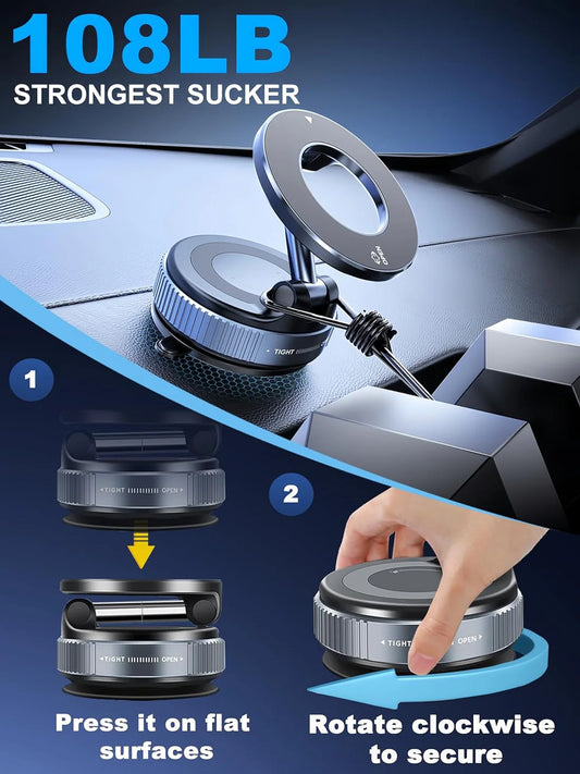 NanoHold 360 – Univerzalni Držač za Telefon sa Vakumom i Nano-Gelom