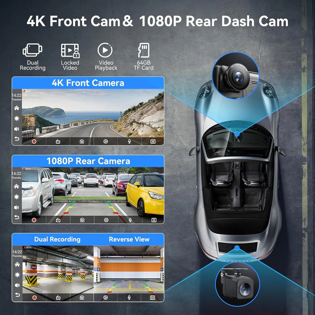 CarPlay Smart Screen Pro – 10.26" displej sa 4K prednjom i zadnjom kamerom