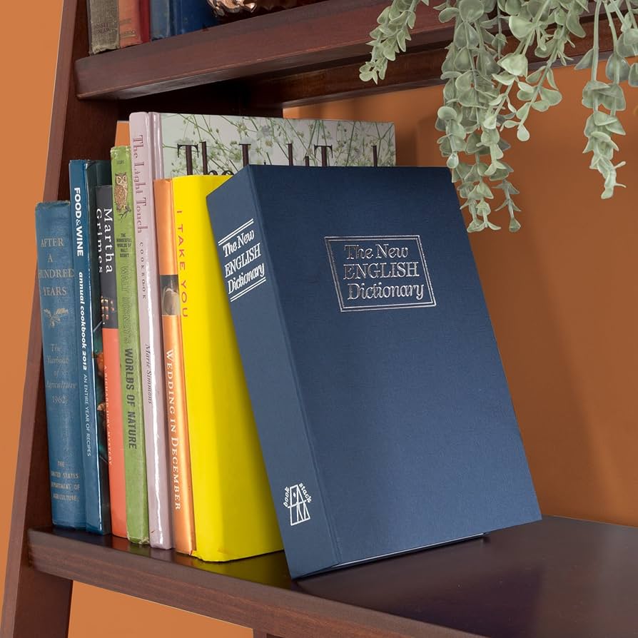 Sef u obliku knjige Nabavko SecureBook – skrivena kutija sa bravom i ključem