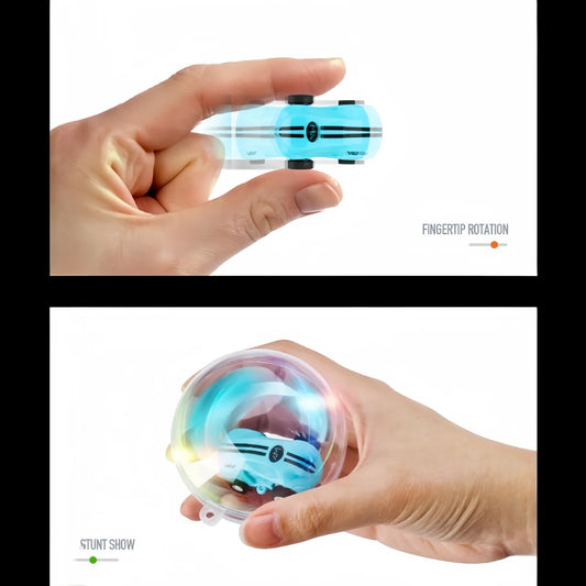 Mini auto FlashSpin RGB – punjiva trkačka igračka u providnoj lopti