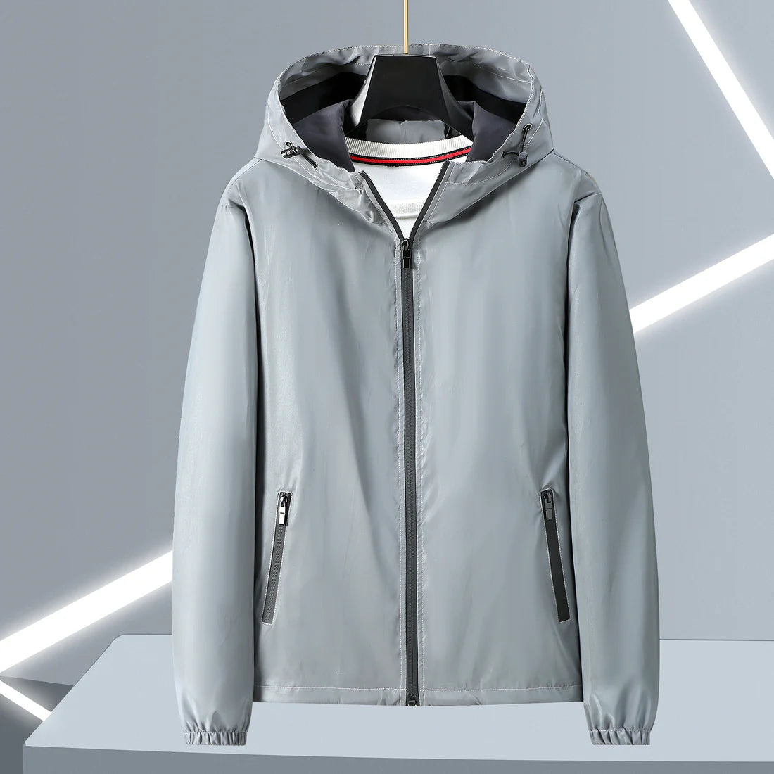 LumiShift Jakna – Reflektujuća, Vetrootporna i Vodootporna Jakna koja Menja Boje