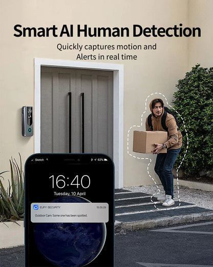 SecureView Pro – Pametno WiFi zvono sa kamerom i detekcijom pokreta