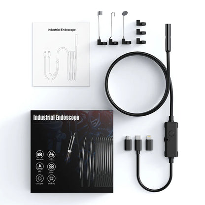 FlexCam Pro – Inspekcijska Kamera sa 5M Savitljivim Kablom i Zamenskim Alatima