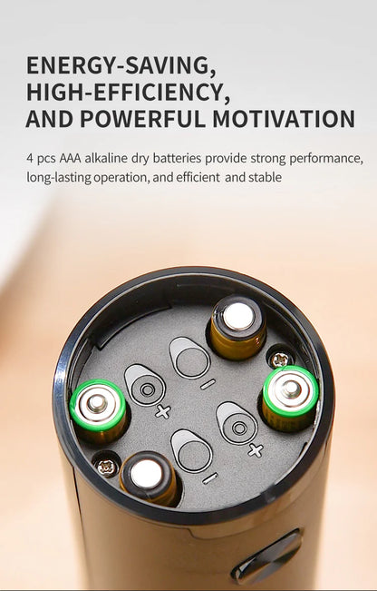 SeasonMate Duo Inox Električni Mlin za So i Biber – Set sa Postoljem i LED Osvetljenjem