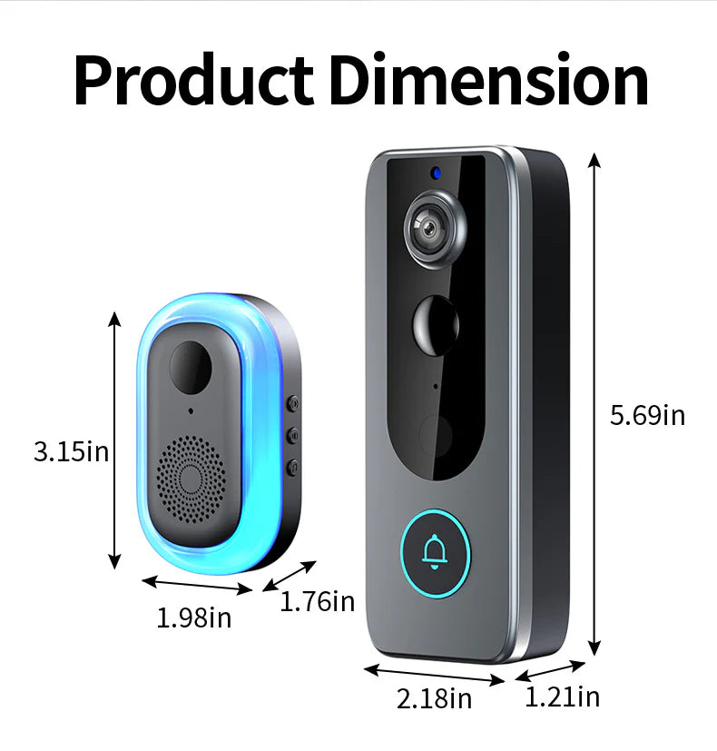 SecureView Pro – Pametno WiFi zvono sa kamerom i detekcijom pokreta