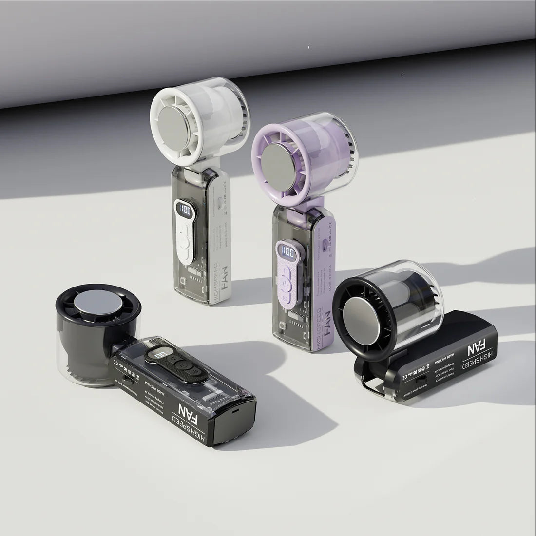 IceBreeze Turbo – Ručni Ventilator sa Hlađenom Metalnom Pločom i LED Svetlom