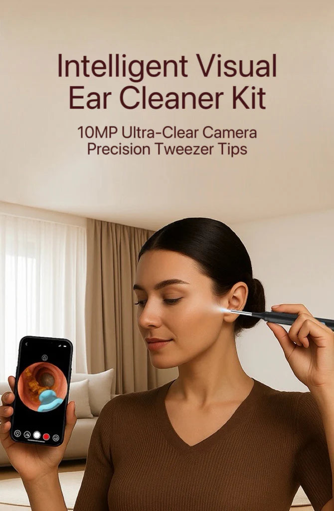 ClearScope Pro – Pametni Set za Čišćenje Ušiju sa HD Kamerom i Preciznim Hvataljkama