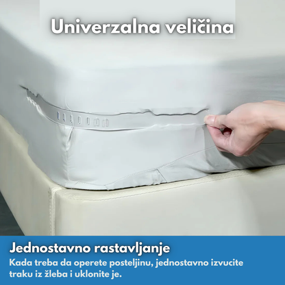 SheetSecure Lock – Nevidljivi Sistem za Fiksiranje Čaršava Bez Nabiranja-Držač posteljine