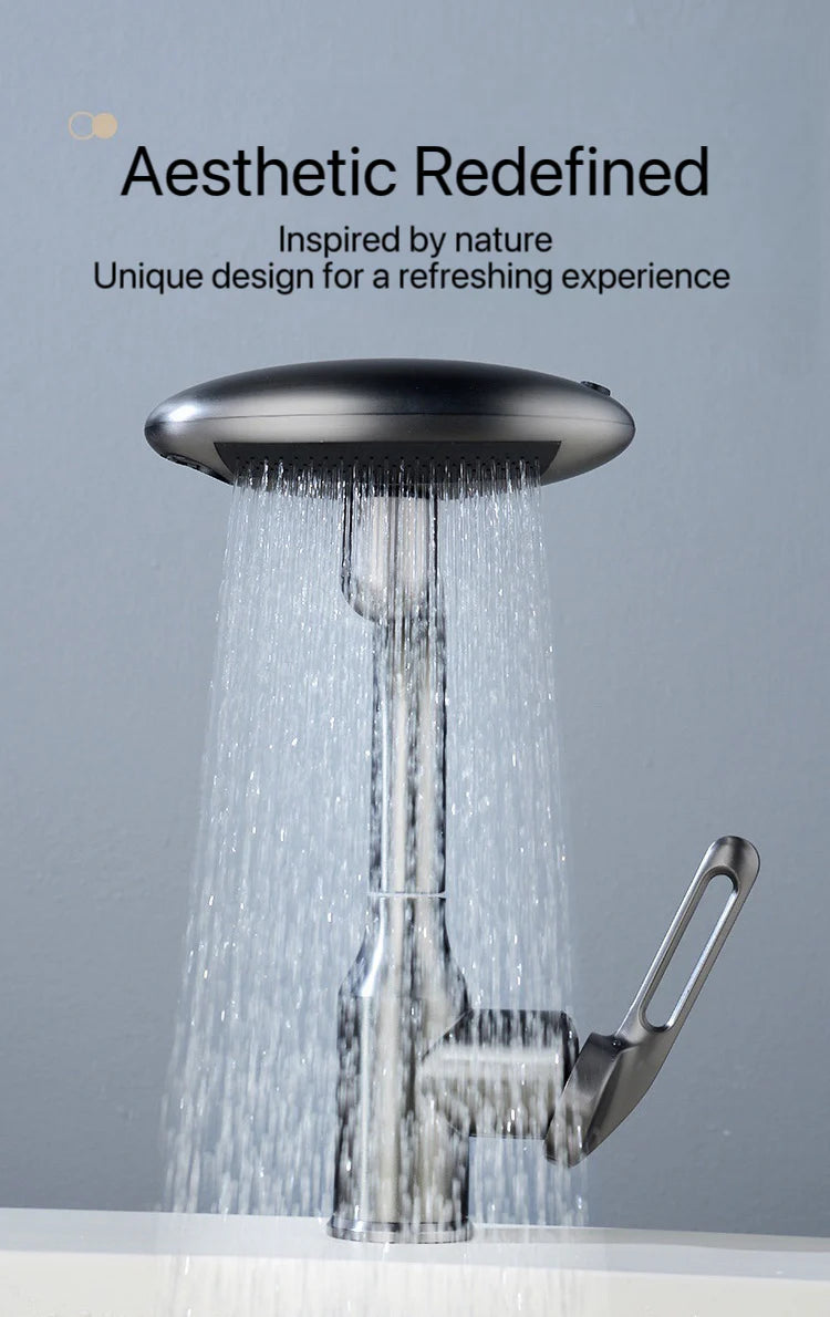 AquaLux 4u1 Premium Slavina za Kupatilo – Nerđajući Čelik sa Spa Efektom