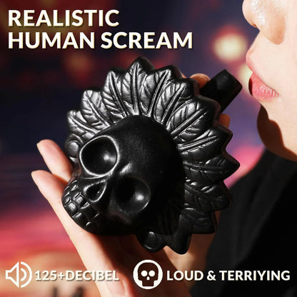 Aztečka Keramička Zviždaljka Vriskova – Ručna Izrada sa Autentičnim Zvukom Straha