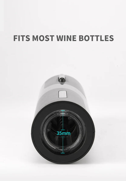 Komplet Otvarača za Vino i Pivo – Električni Čepomer sa Aeratorom i Vakum Zatvaračem + 2 Pritisna Otvarača za Flaše