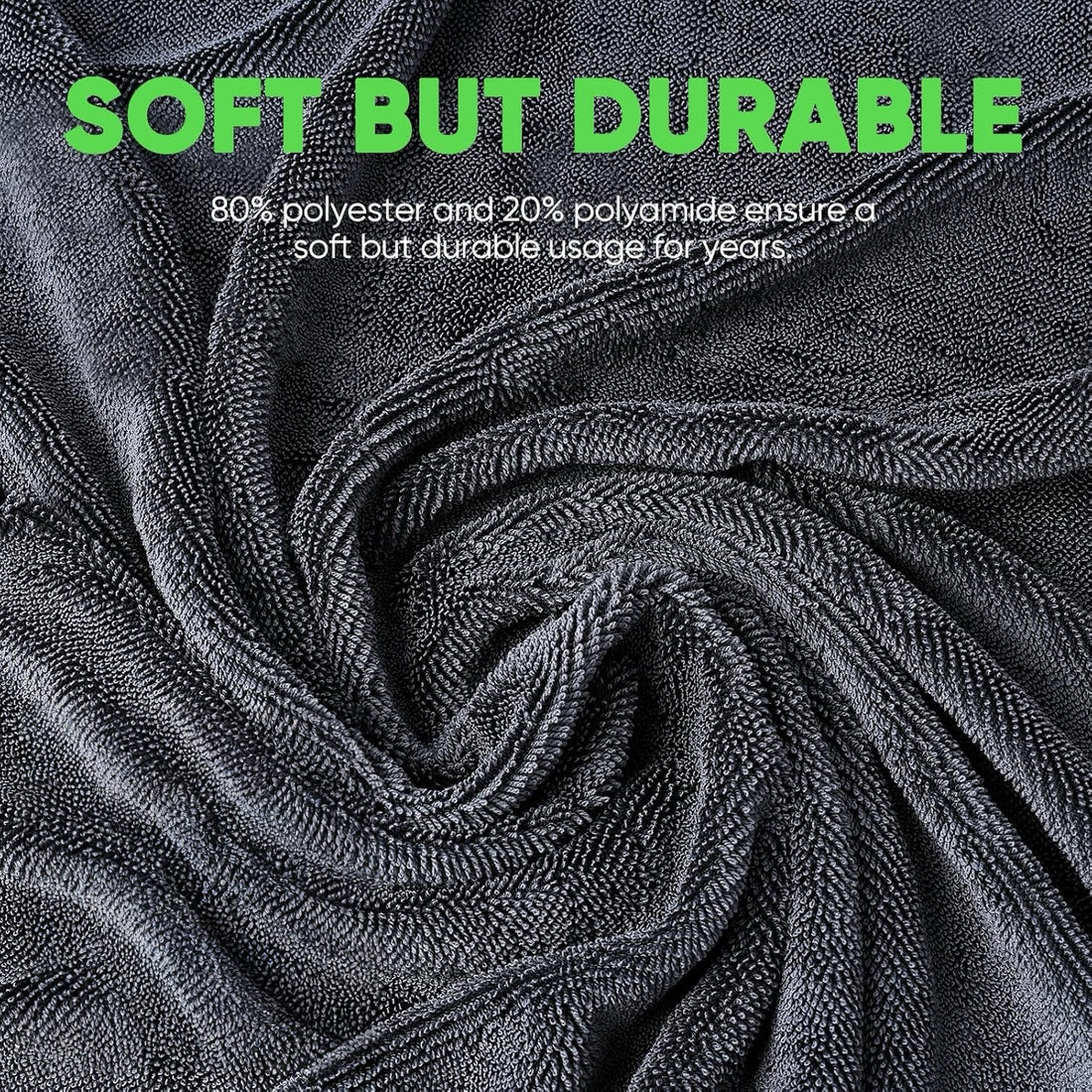 MagicDry Twist Mikrofiber Krpe za Auto – Set 2+1 za Brzo Sušenje Bez Tragova