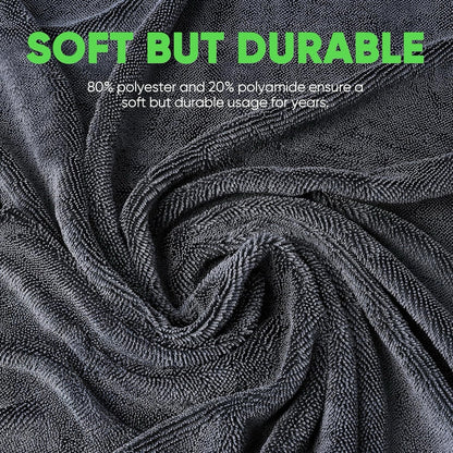 MagicDry Twist Mikrofiber Krpe za Auto – Set 2+1 za Brzo Sušenje Bez Tragova