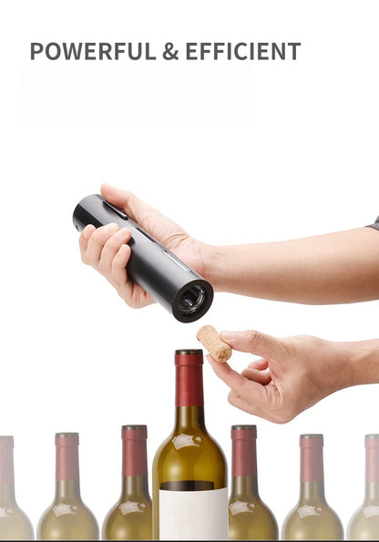 Komplet Otvarača za Vino i Pivo – Električni Čepomer sa Aeratorom i Vakum Zatvaračem + 2 Pritisna Otvarača za Flaše