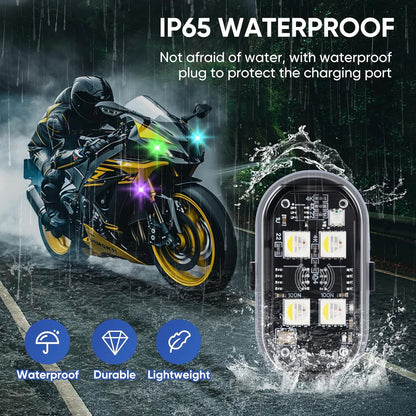 LumeX Flux RGB Svetla za Vozila – Bežični LED Sistem sa Daljinskom Kontrolom