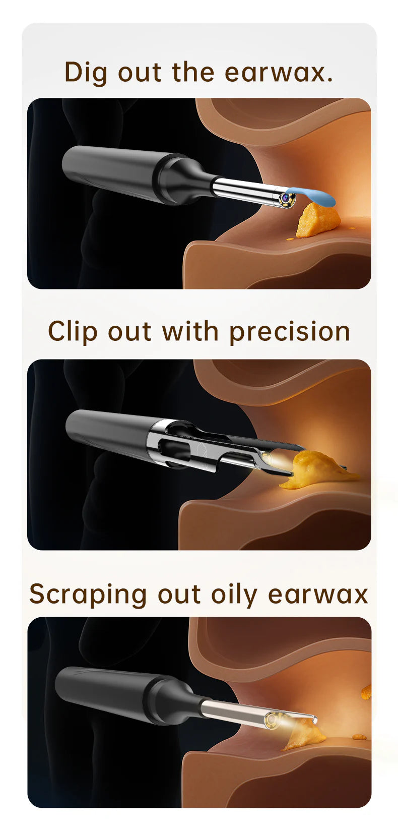 ClearScope Pro – Pametni Set za Čišćenje Ušiju sa HD Kamerom i Preciznim Hvataljkama