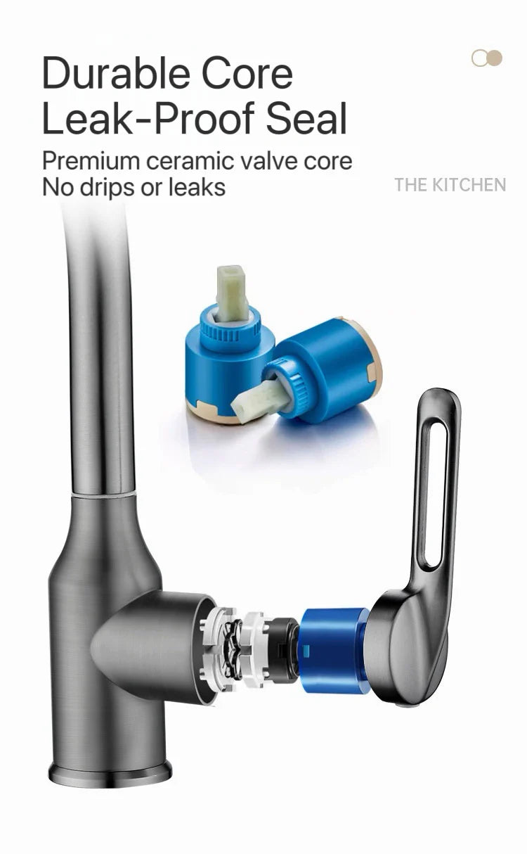 AquaLux 4u1 Premium Slavina za Kupatilo – Nerđajući Čelik sa Spa Efektom