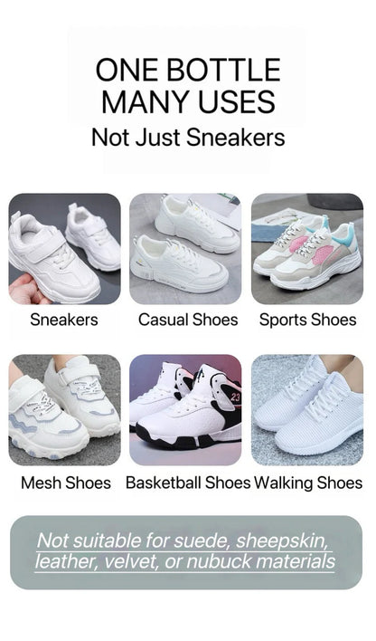 Aktivna pena – Set za Čišćenje Patika Bez Ispiranja (2x150 ml + Mekana Četka)