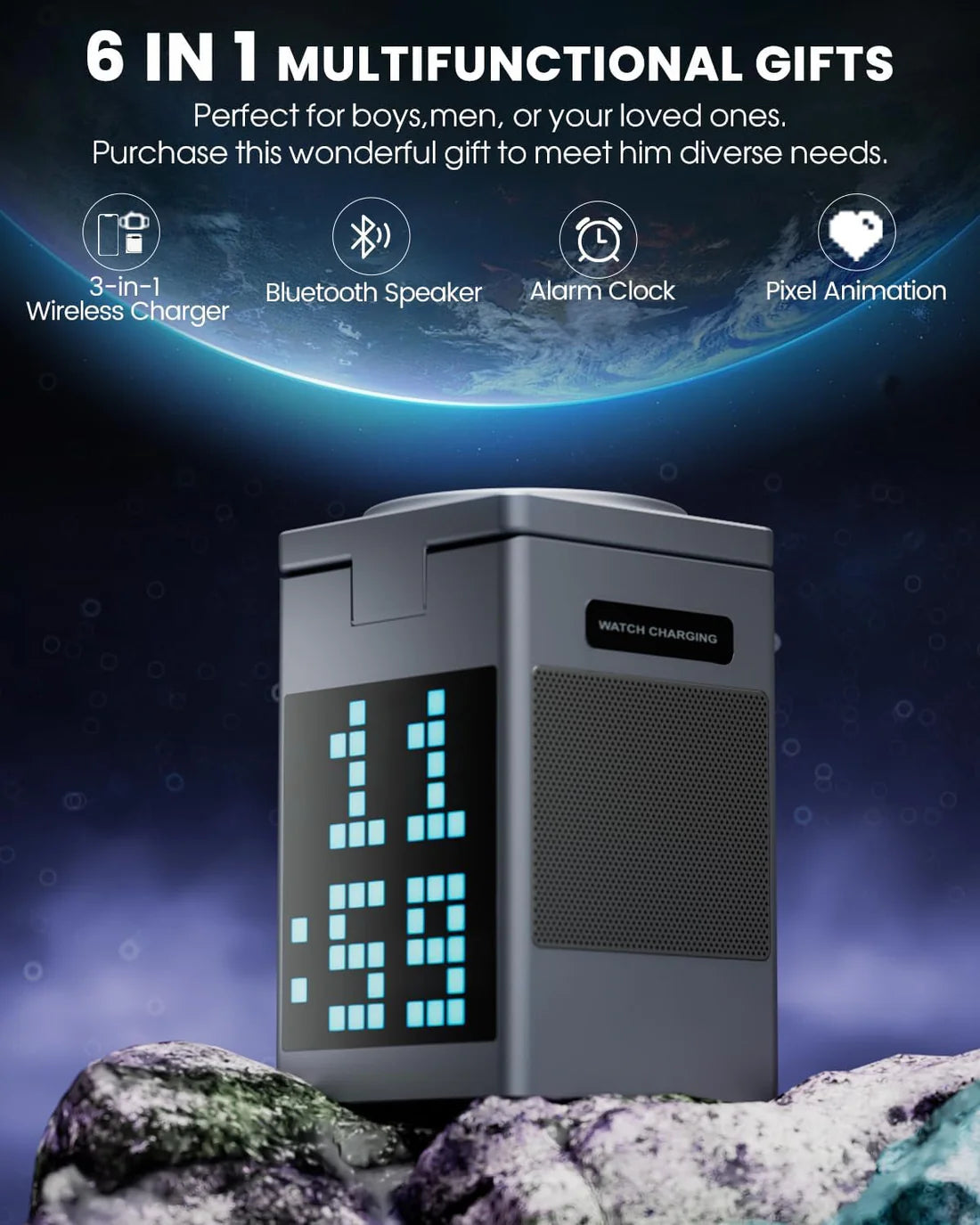 LumiDock 3-u-1 Bluetooth zvučnik i bežna stanica za punjenje