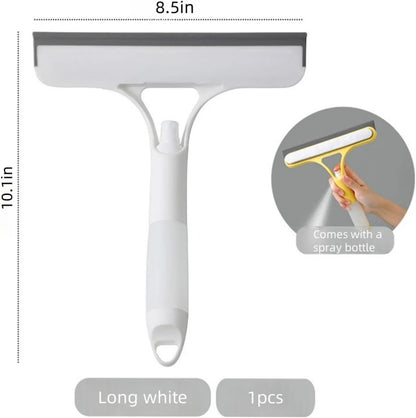 ClearSwipe 3-u-1 Prskalica sa Brisačem za Staklo – Multifunkcionalni Alat za Ogledala i Prozore