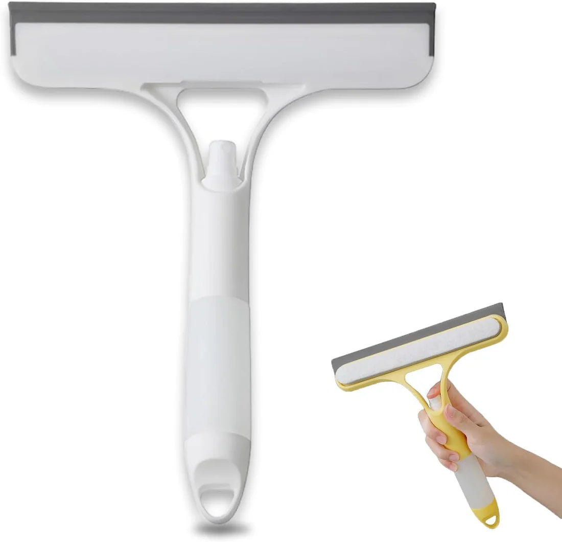 ClearSwipe 3-u-1 Prskalica sa Brisačem za Staklo – Multifunkcionalni Alat za Ogledala i Prozore