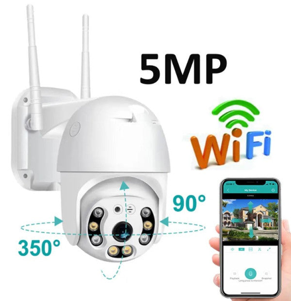 VisionGuard Smart PTZ Kamera 5MP WiFi IP Kamera