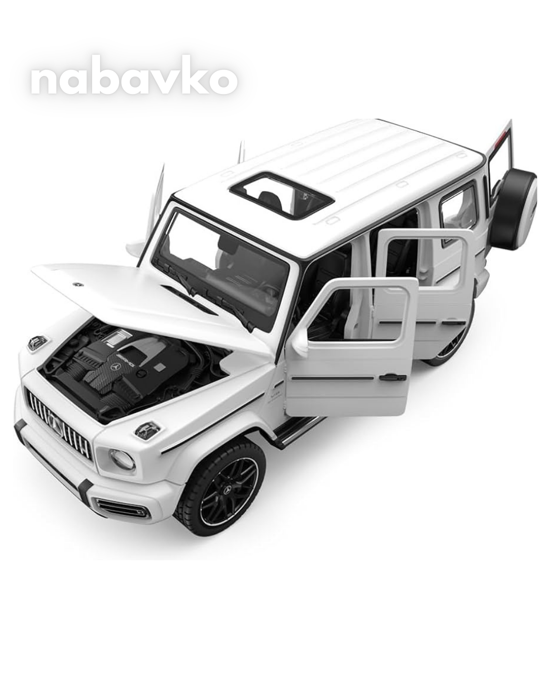 Mercedes G Klasa BELI 1:32 SVETLO & ZVUK AUTIĆ