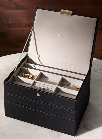Kutija za Nakit LuxeCase Prestige | Organizator za Prstenje, Ogrlice i Minđuše