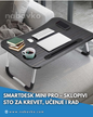 SmartDesk Mini Pro – Sklopivi Sto za Krevet, Učenje i Rad