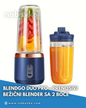 BlendGo Duo Pro – Prenosivi Bežični Blender sa 2 Boce