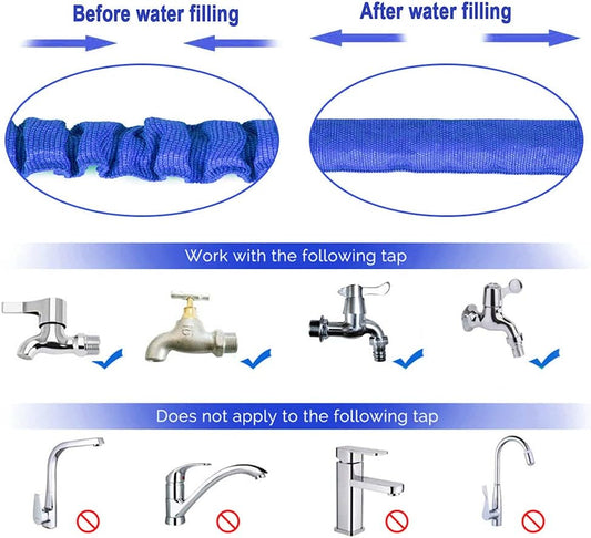 FlexiGarden Magic Hose 37.5m Rastegljivo Baštensko Crevo 3X