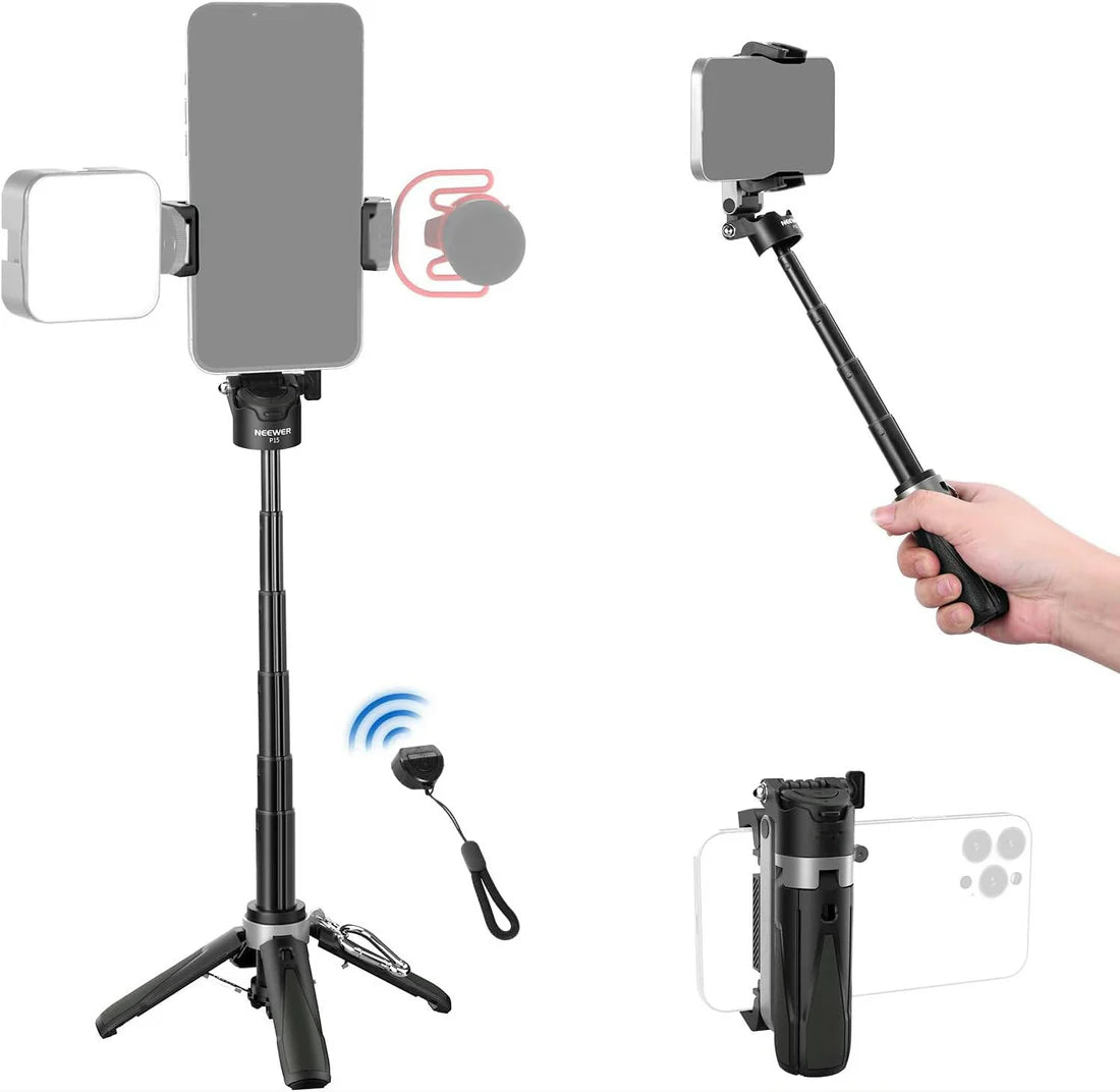 FlexiCreator 3-in-1 – Tripod, Selfie Štap i Držač u Jednom