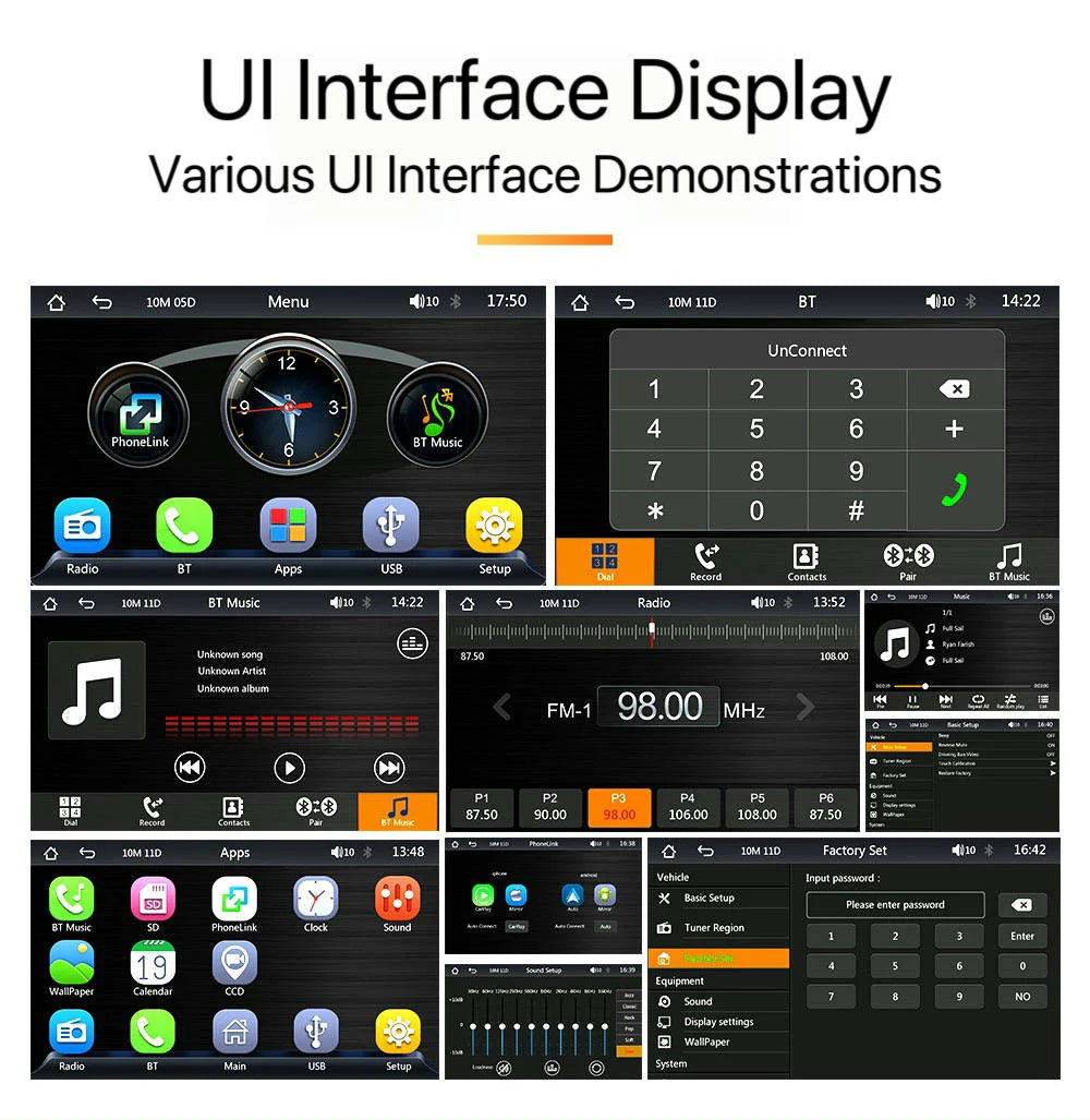 SmartDrive 7 – Bežični CarPlay & Android Auto Ekran