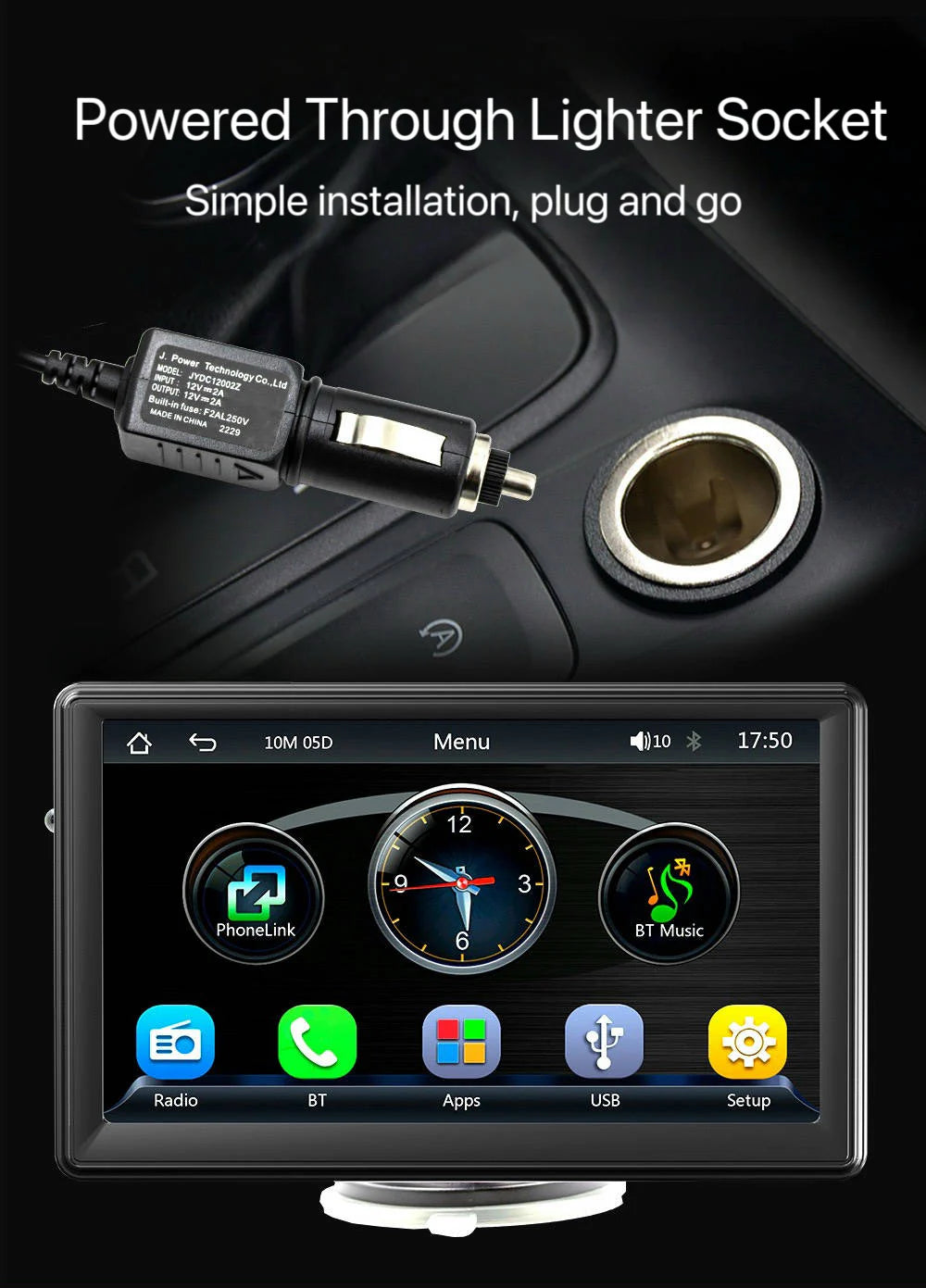 SmartDrive 7 – Bežični CarPlay & Android Auto Ekran