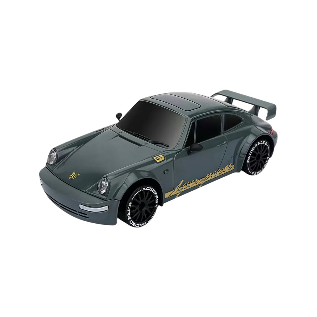 Drift Retro RC Silver – igračka auto za driftovanje sa punjačem i dodatnim gumama