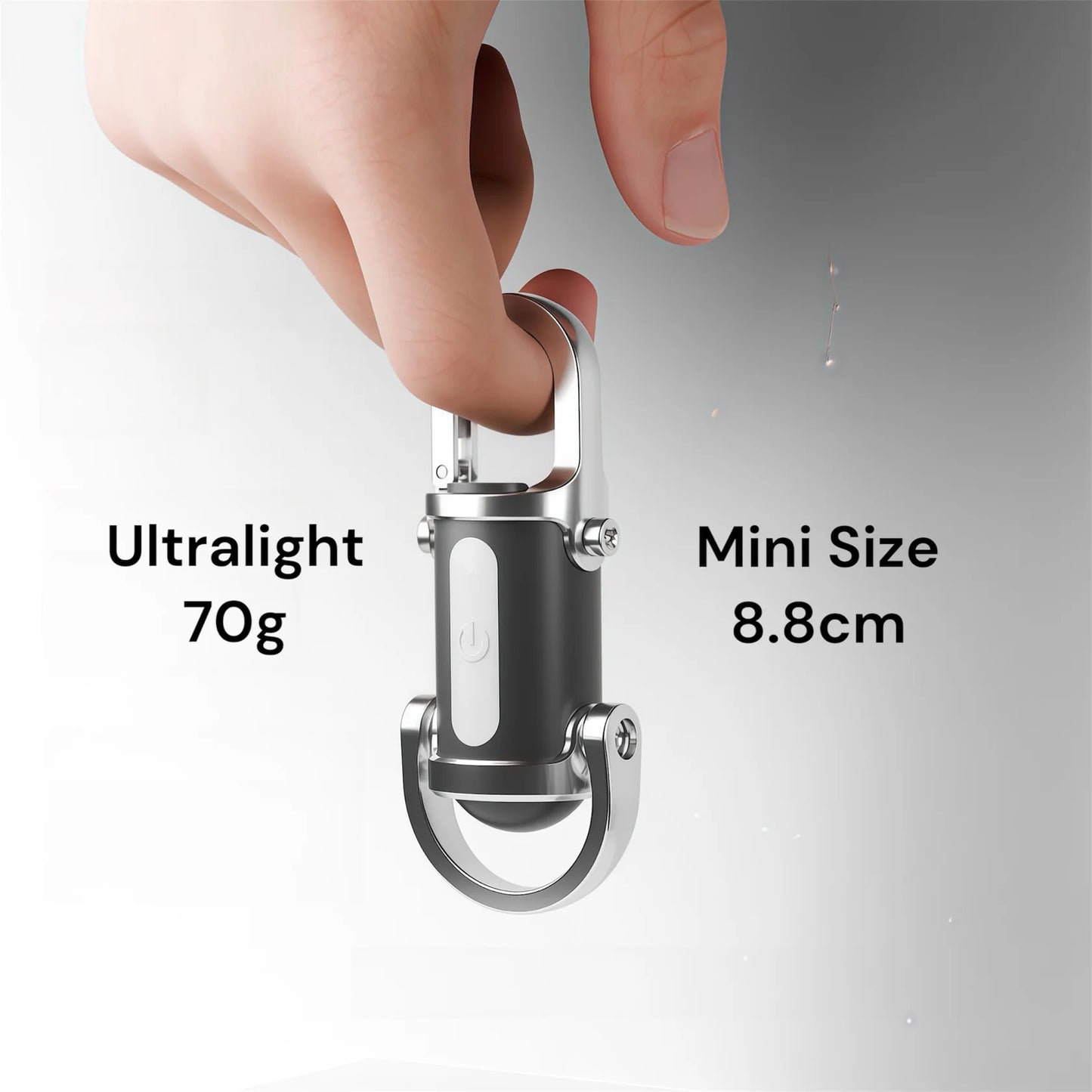 Mini LED lampa LumiLink 1200lm – džepna baterijska lampa sa USB-C punjenjem i SOS funkcijom