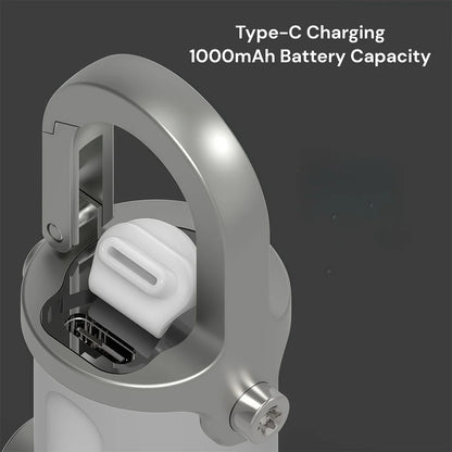 Mini LED lampa LumiLink 1200lm – džepna baterijska lampa sa USB-C punjenjem i SOS funkcijom