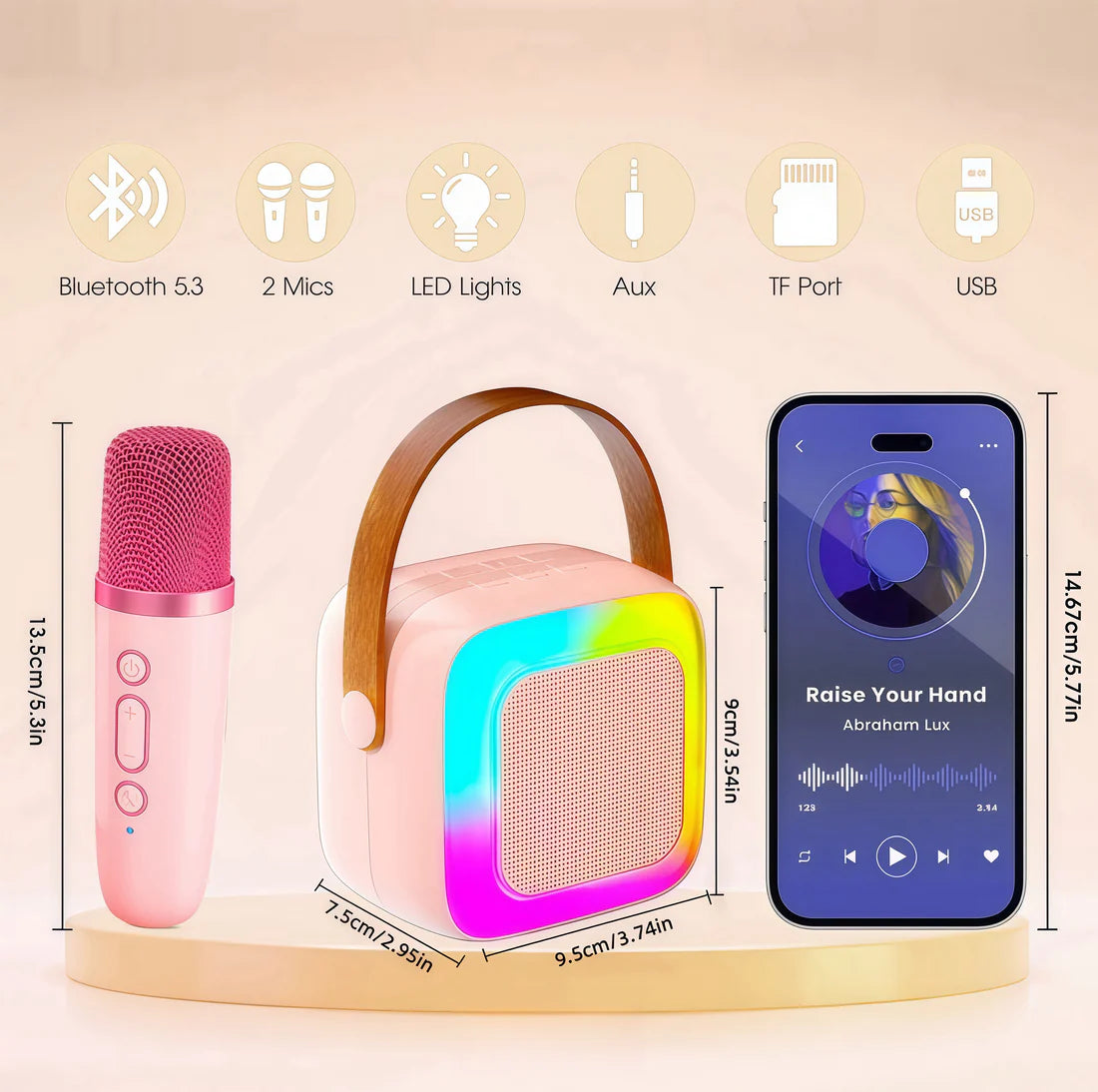 VibeBeat Mini Karaoke Zvučnik