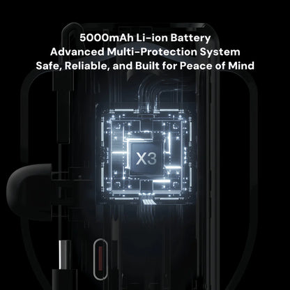 Mini PowerBank 5000 Pro – Džepna hitna baterija sa direktnim priključkom
