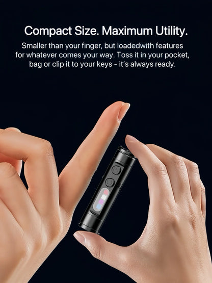 TacBeam Mini – Kompaktna Višenamenska Baterijska Lampa sa Taktickim Dodacima