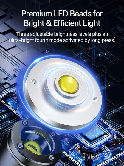 TacBeam Mini – Kompaktna Višenamenska Baterijska Lampa sa Taktickim Dodacima