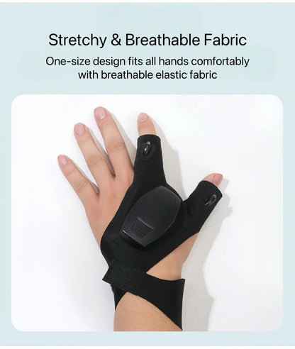 LumoDex LightGloves – Rukavice sa svetlom na prstima za precizan rad u mraku