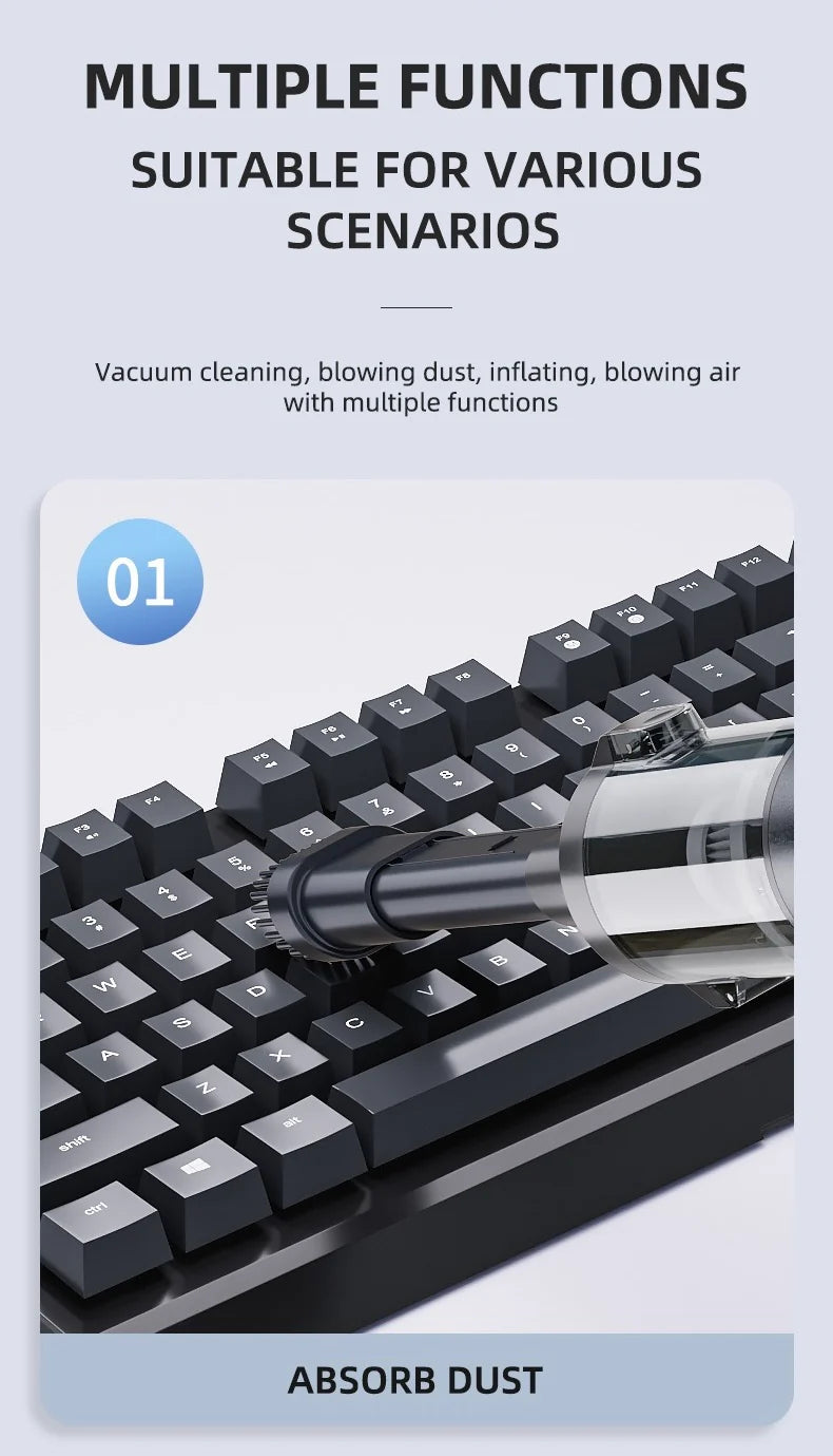 TurboSweep AirDual – Džepni usisivač i duvač sa pojačanom snagom