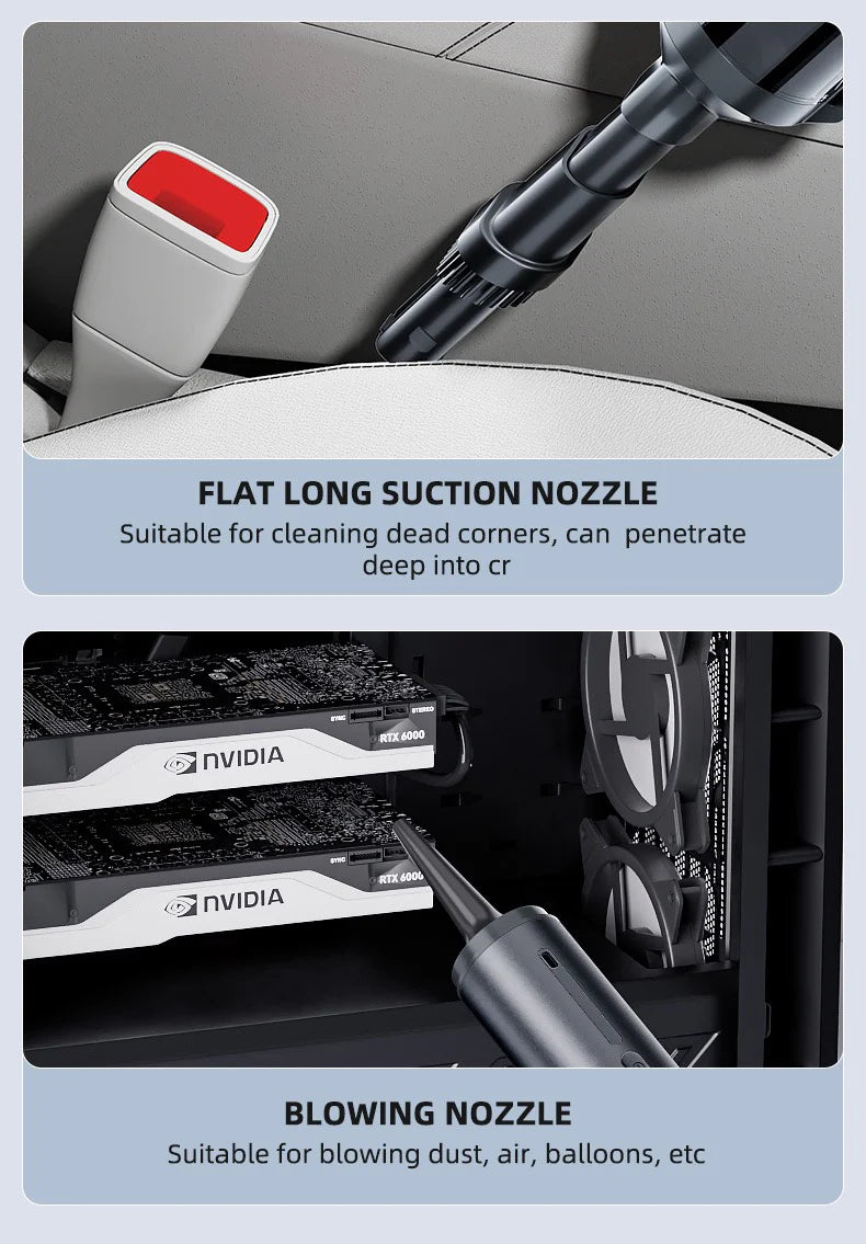 TurboSweep AirDual – Džepni usisivač i duvač sa pojačanom snagom