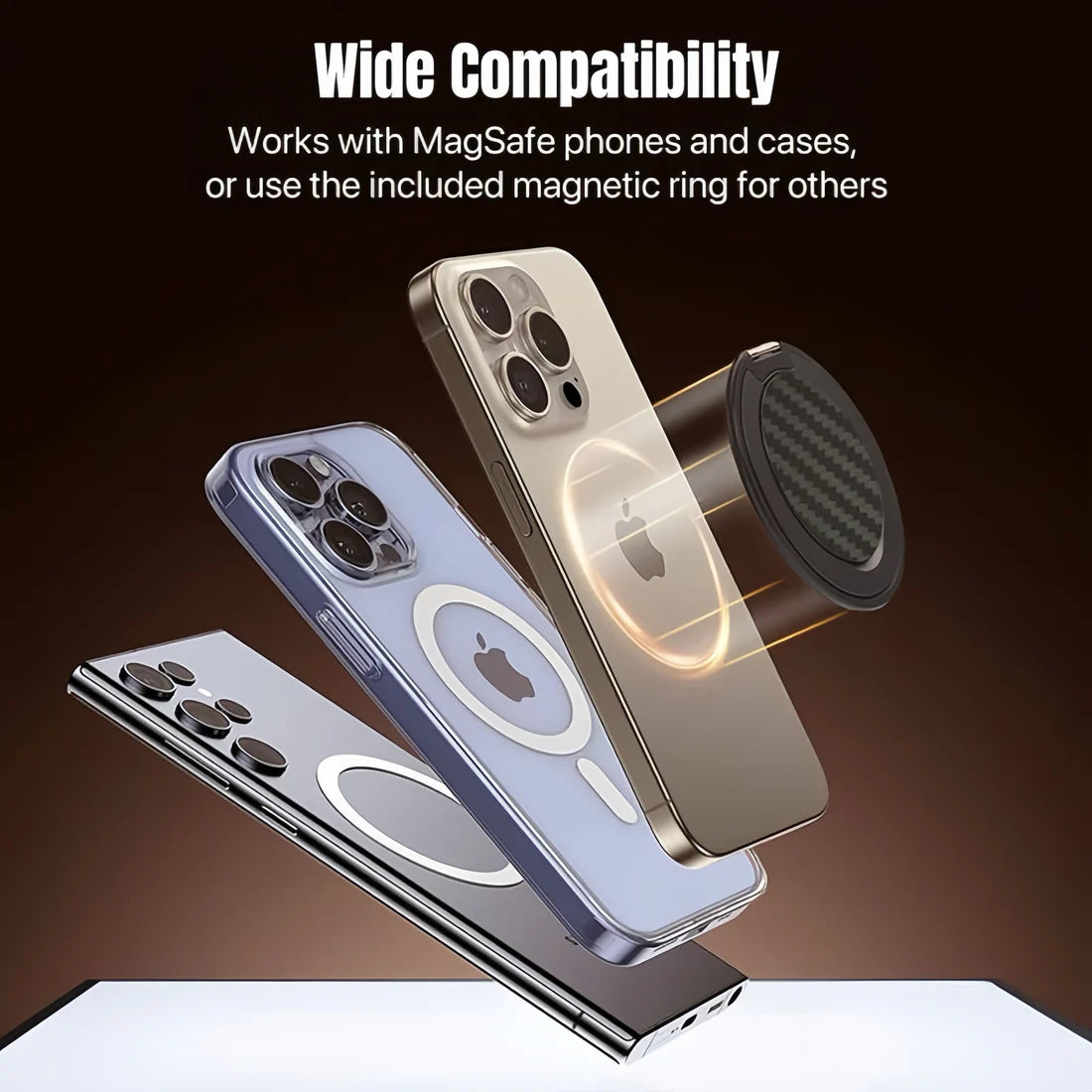 FlexiSnap 360™ – Magnetni Držač, Postolje i Ogledalo u Jednom