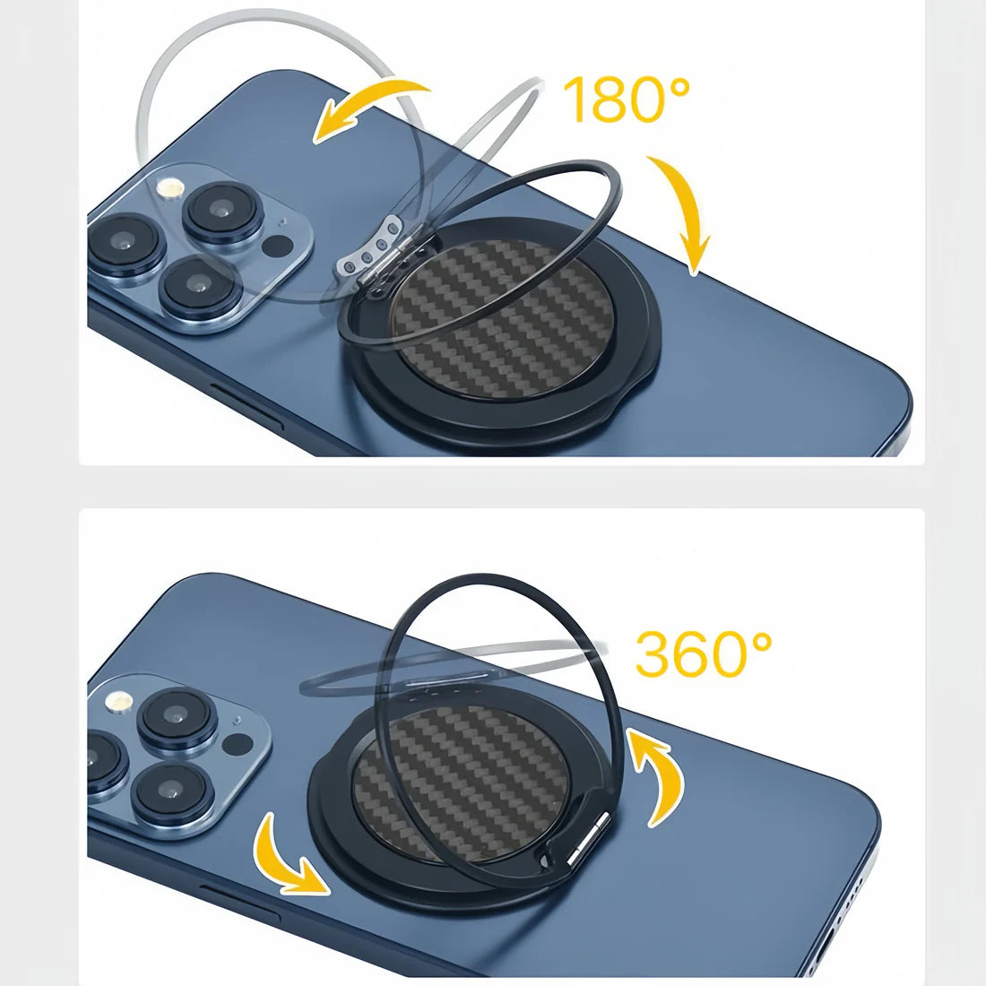 FlexiSnap 360™ – Magnetni Držač, Postolje i Ogledalo u Jednom